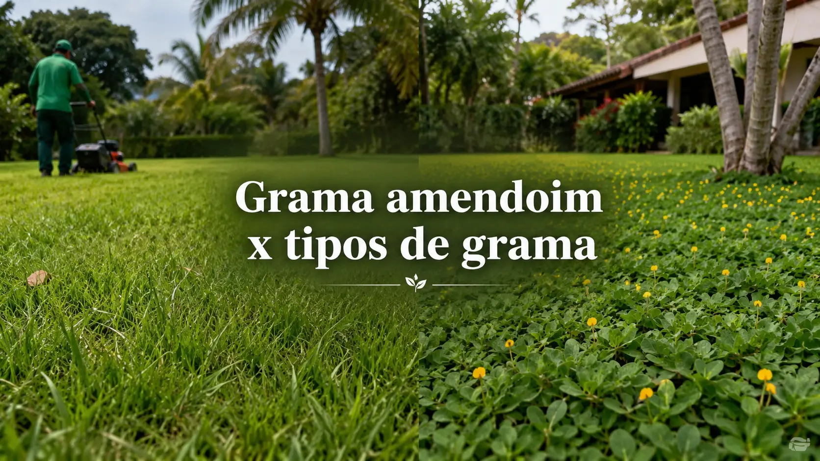 Grama Amendoim x Tipos de Grama: qual reduz mais manutenção?